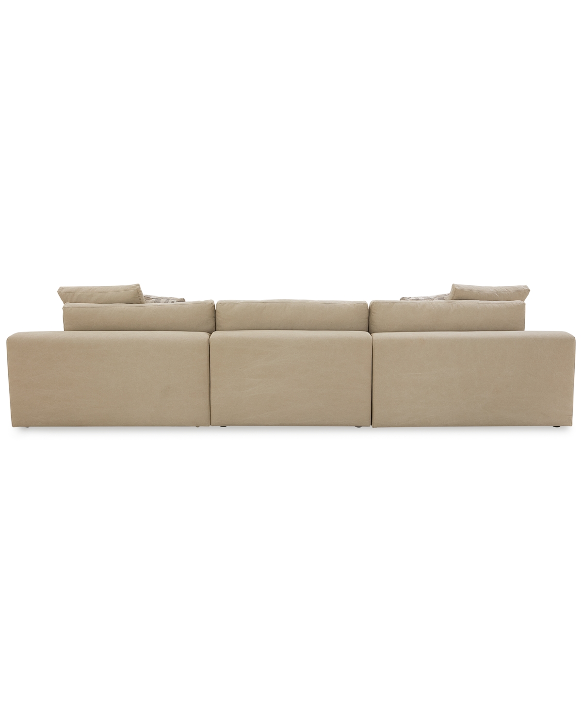 Macy's Klarke 3-pc. Sofa With Deep Seating, Exclusively At  In Platinum
