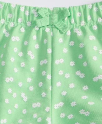 Baby Girls Daisy Dot Printed Shorts, Exclusively at Macy's