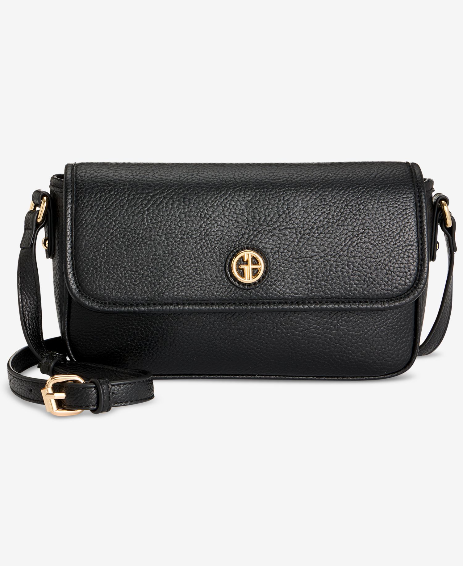 Pebble East West Small Flap Crossbody