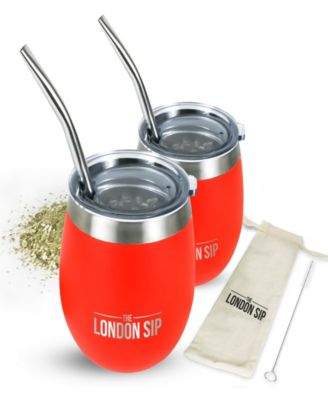 8 oz. Yerba Mate Cup Bombilla Straw