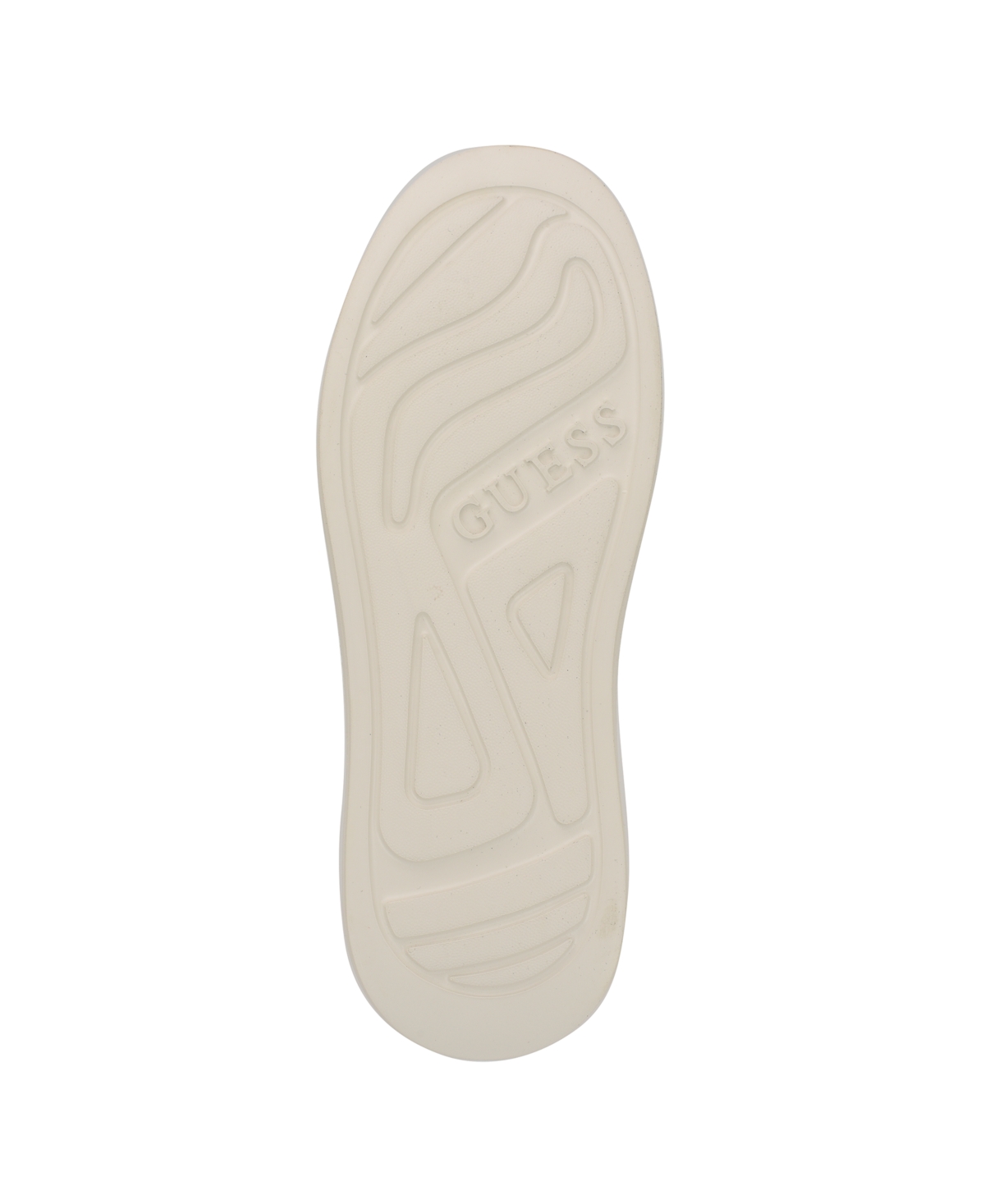 Guess Women's Elbina Contrast Heel Lace-up Sneakers In White,light Pink