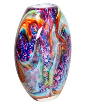 13" Villa Cuzzano Art Glass Vase