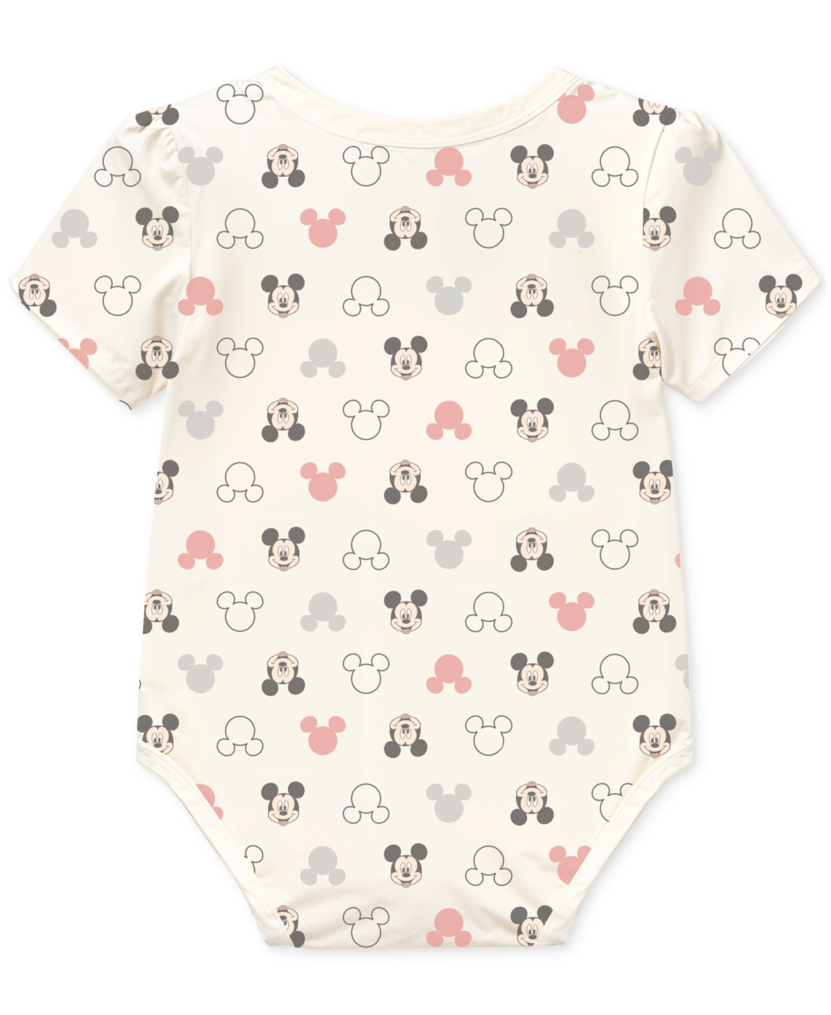 Disney Baby Mickey Mouse Short-sleeve Bodysuits, 3 Pack In Red