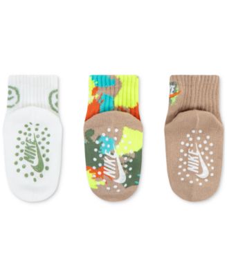 Nike Toddler Boys Gripper Ankle Socks, Pack of 3 