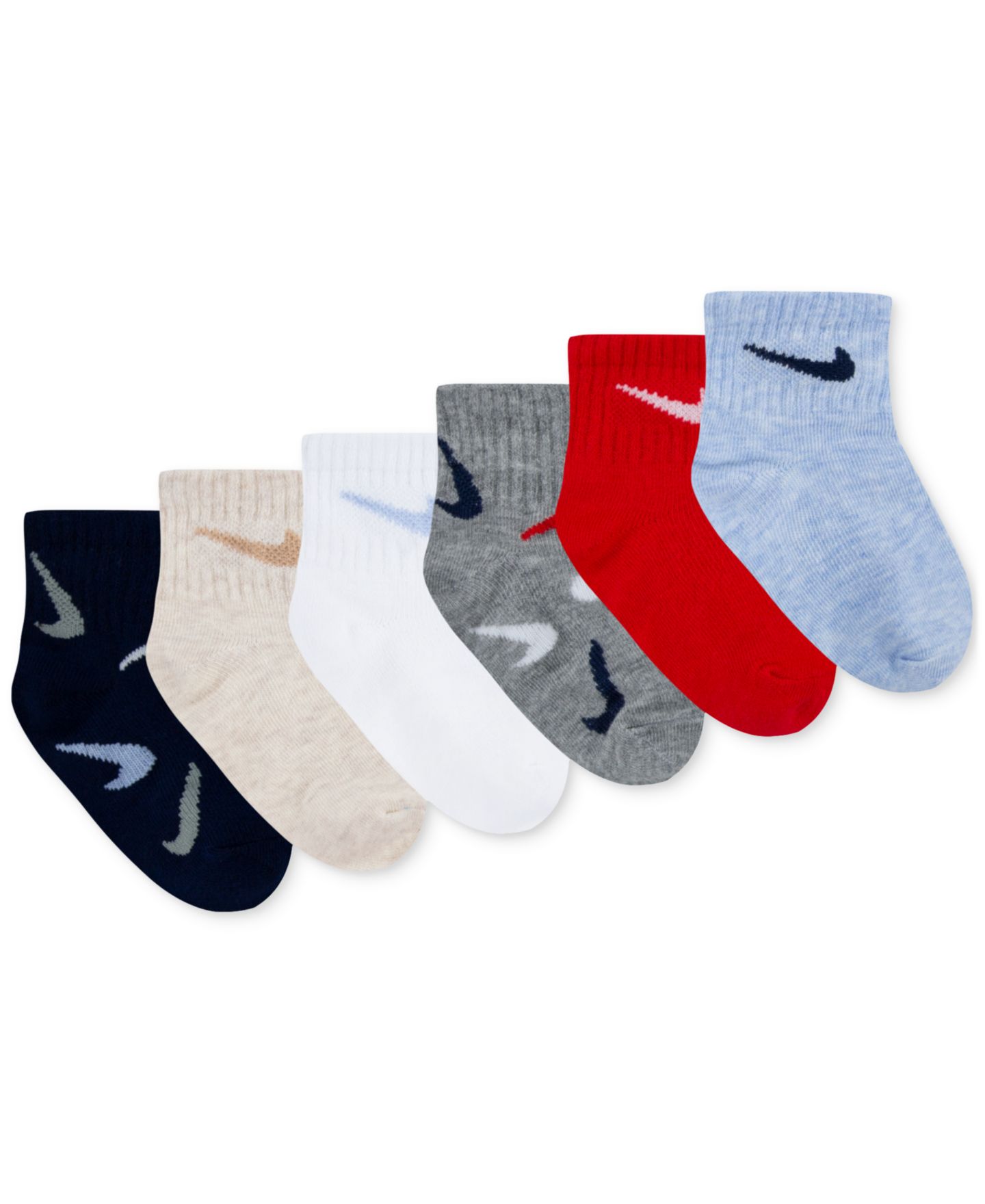 Носки Swooshfetti, низкие — Nike, цвет: Тёмный серый — фото 2