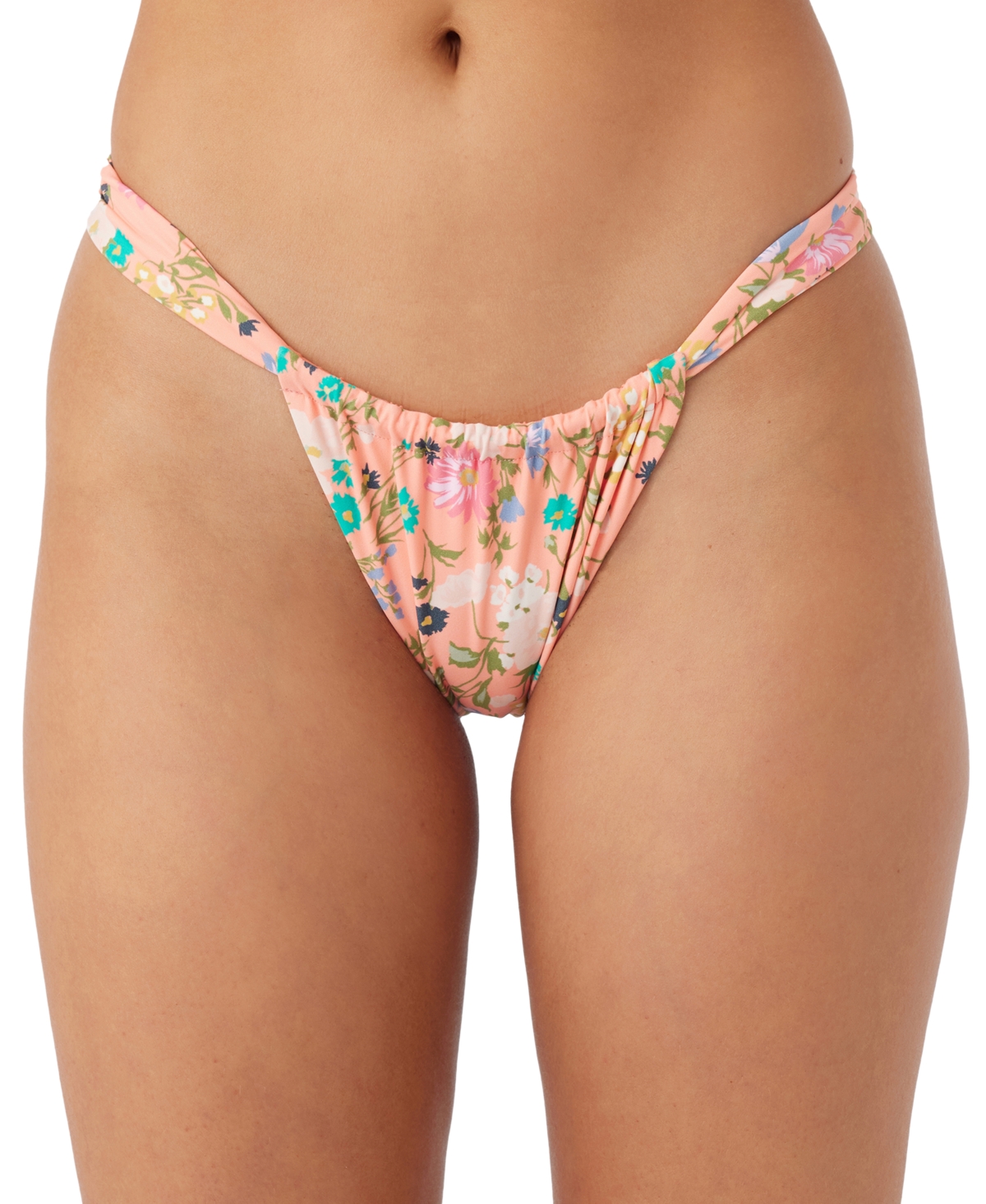O'Neill Juniors' Low Tide Solimar Striped Bikini Bottoms