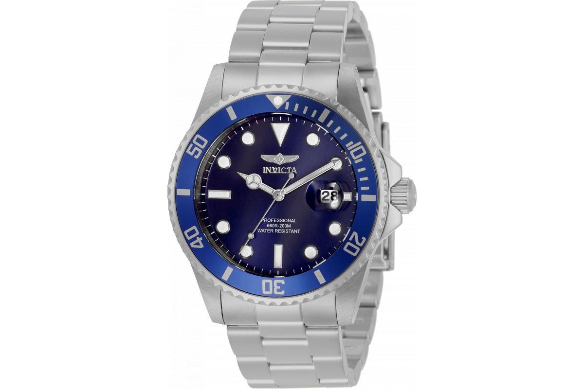 Мужские кварцевые часы 33267 Pro Diver с синим циферблатом и 3 стрелками