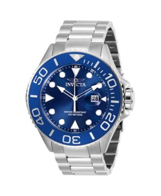 Men's 28766 Pro Diver Quartz 3 Hand Blue Dial Watch
