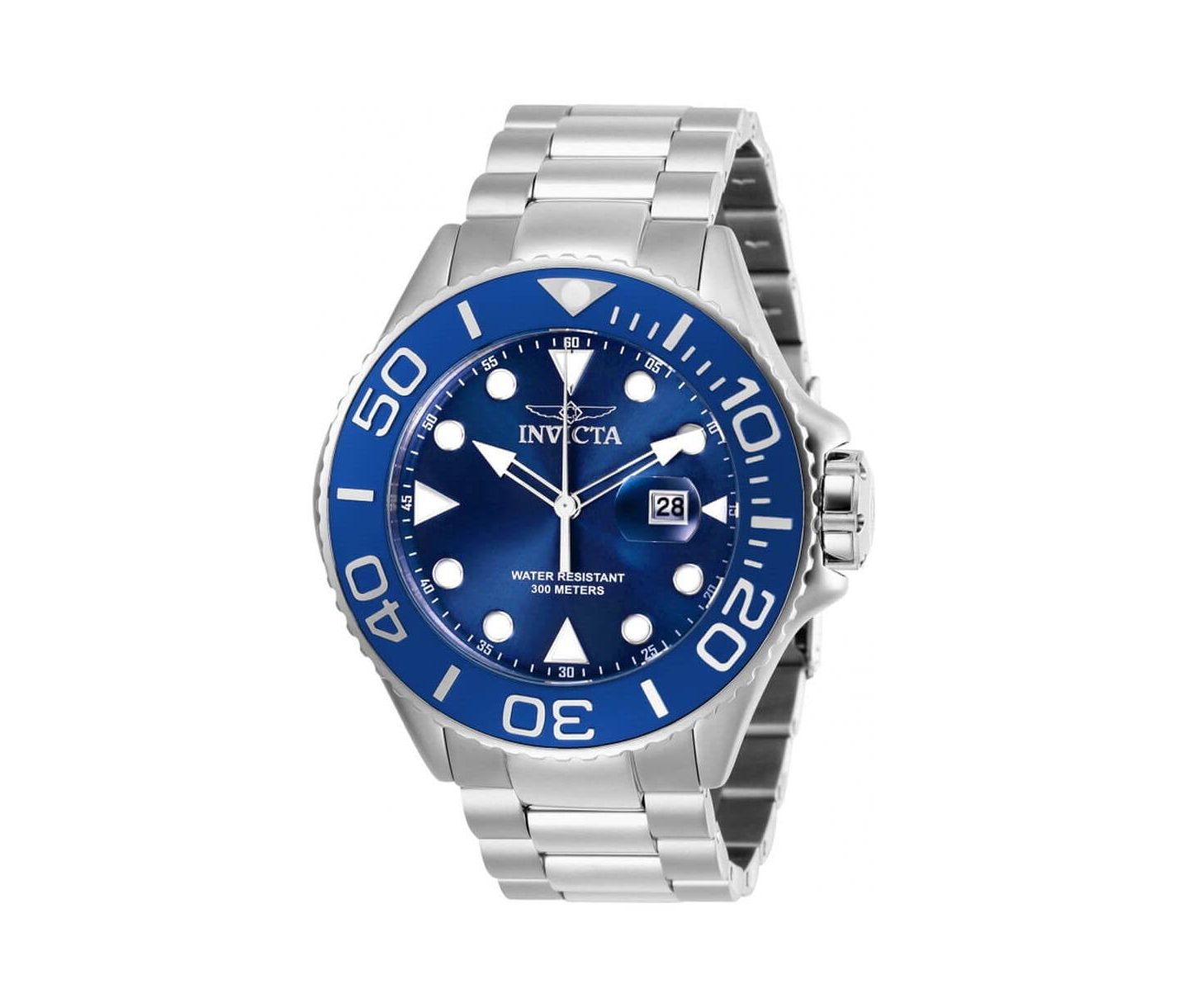 Мужские часы Invicta 28766 Pro Diver Quartz 3 Hand Blue Dial — фото 2