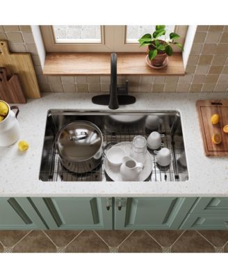 31inch L x 19inch W Undermount Kitchen Sink with Accessories