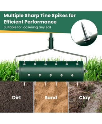 Detachable Handle 21 Inch Manual Lawn Aerator