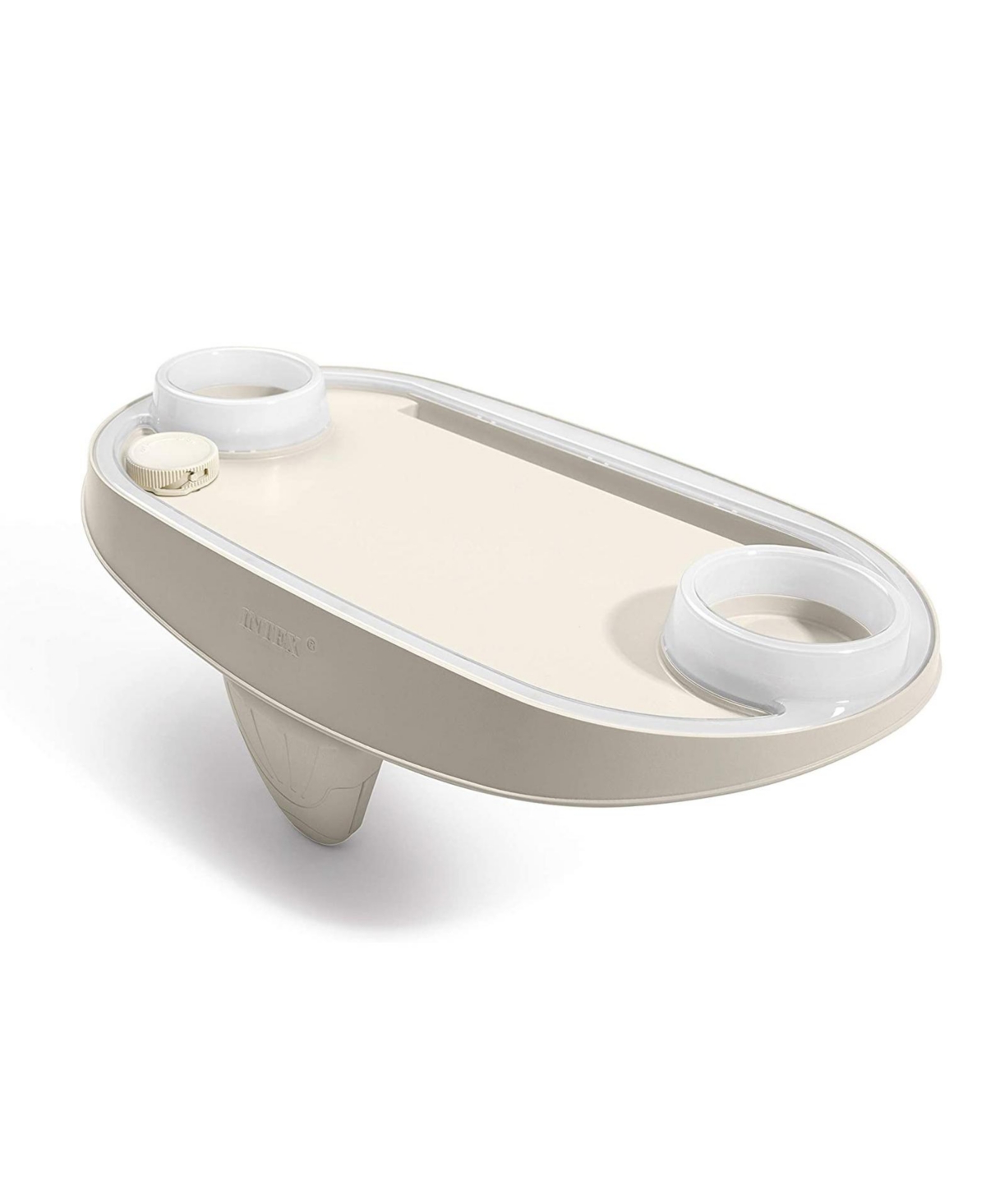 28520E Tablet Mobile Phone Spa Tray Accessory with Led Light Strip, White