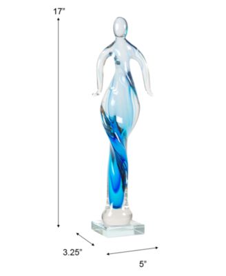 17" Astral Art Glass Figurine