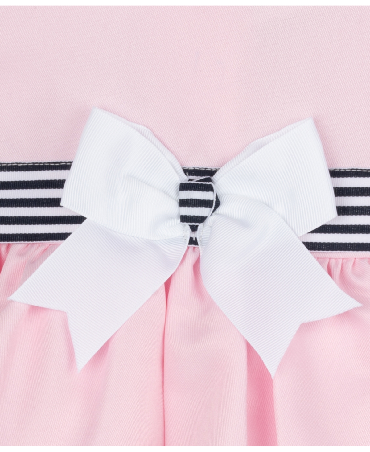 Rare Editions Baby Girl Sailor Dress With Matching Hat, 2-piece Set In Pink