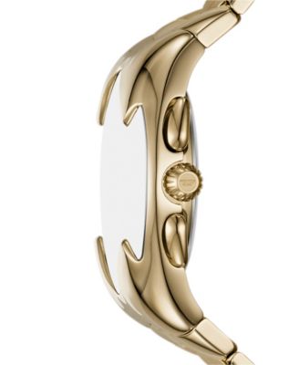 Men's Mercurial Quartz Chronograph Gold Stainless Steel Watch, 45mm