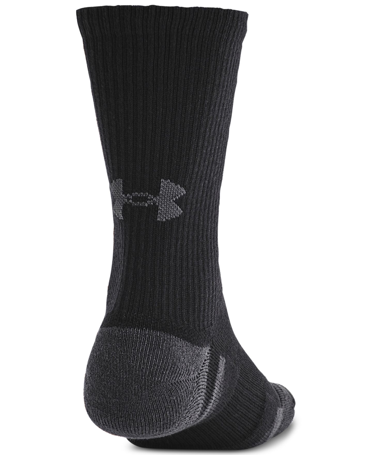 Носки Tech для мужчин, средней высоты, 6 шт. — Under Armour, цвет: 003 Чёрный — фото 3