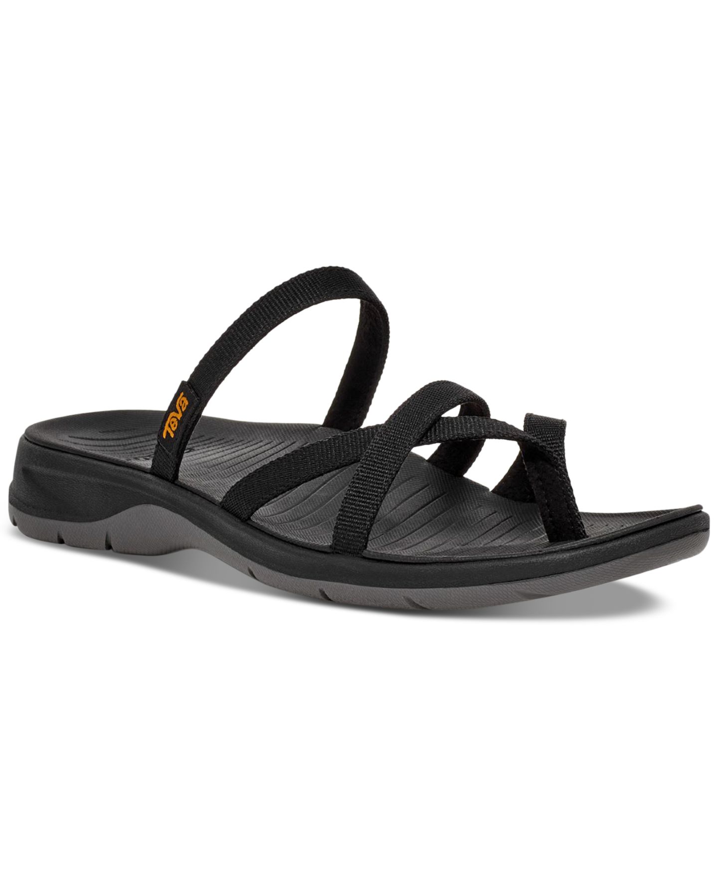 Женские сандалии Teva Tirra Traveler Flip Flop, цвет: Чёрный — фото 1
