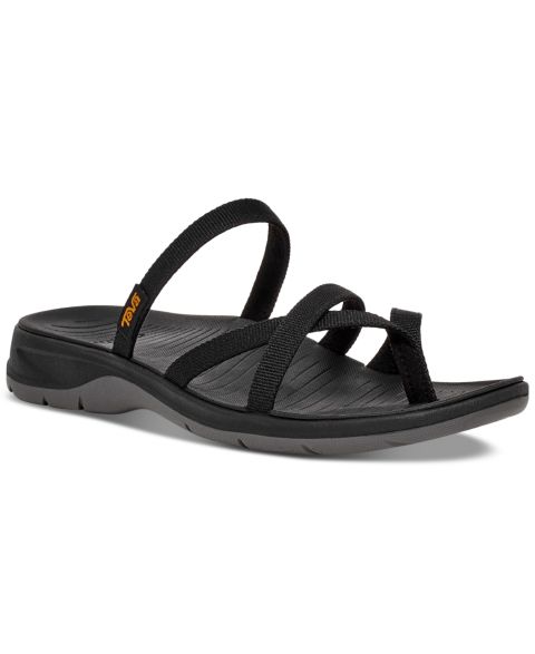 Женские сандалии Teva Tirra Traveler Flip Flop, цвет: Чёрный