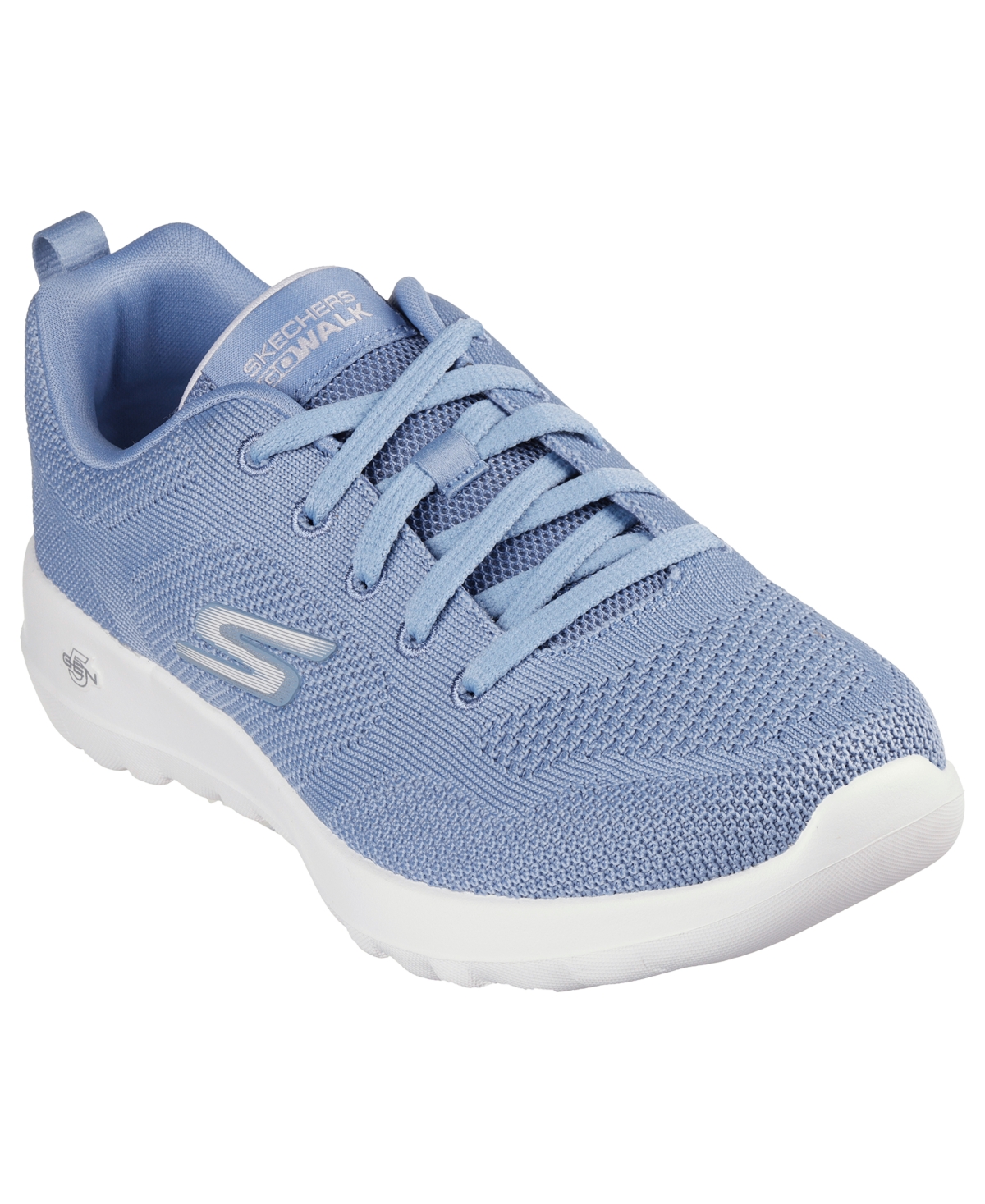 Skechers Women's Go Walk Joy Lace Walking Sneakers From Finish Line In Blue