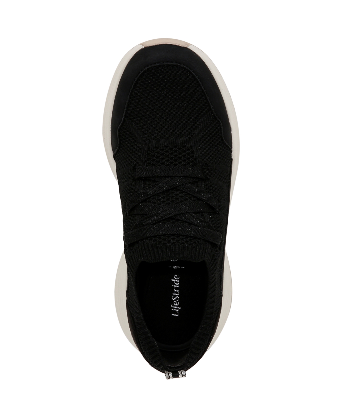Bzees Impact Slip-on Sneaker In Black Knit Fabric