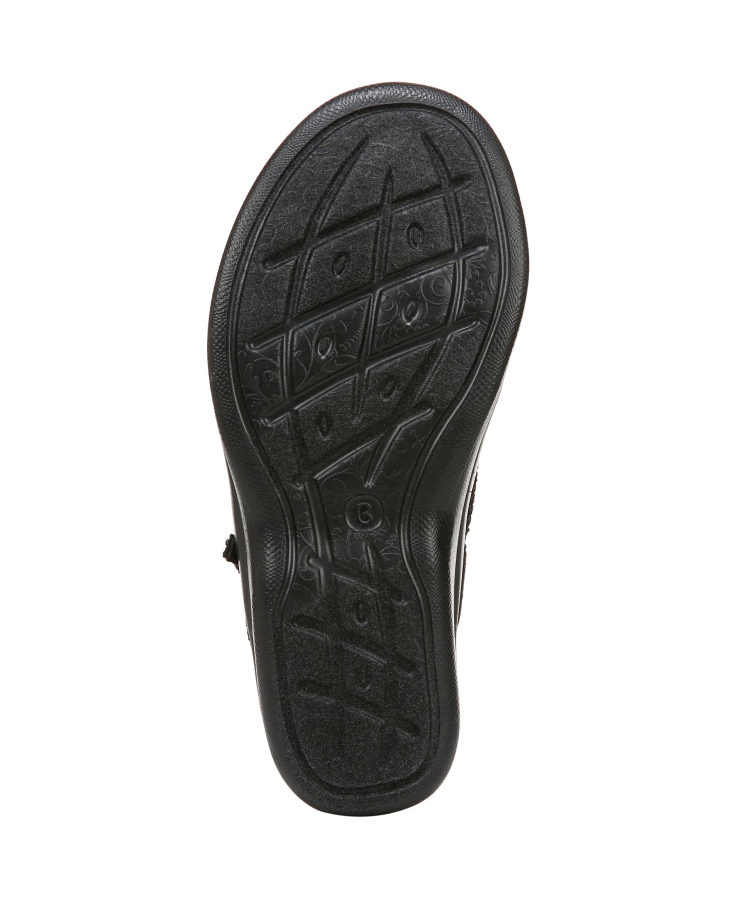 Женские сандалии LifeStride Starlet Washable Slingback Wedge, цвет: Чёрный вязаный — фото 5