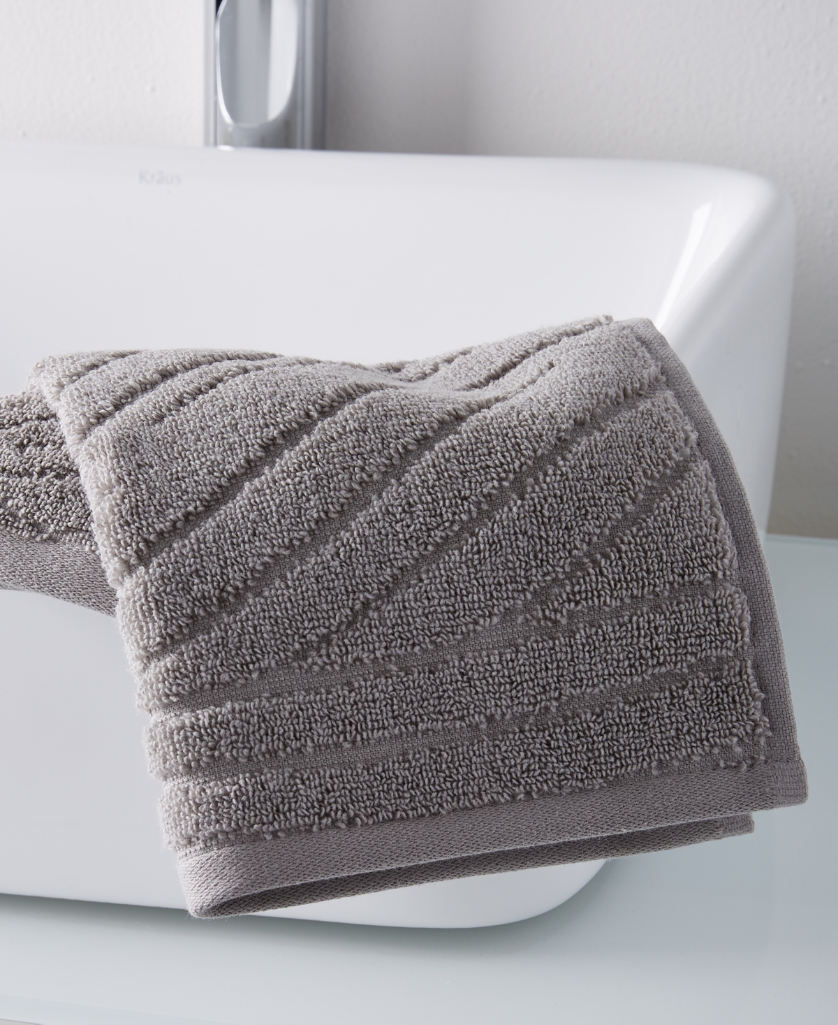 HOTEL COLLECTION EXPRESSIONIST 100% TURKISH C0TTON WASHCLOTH, 13" X 13", EXCLUSIVELY AT MACY'S 