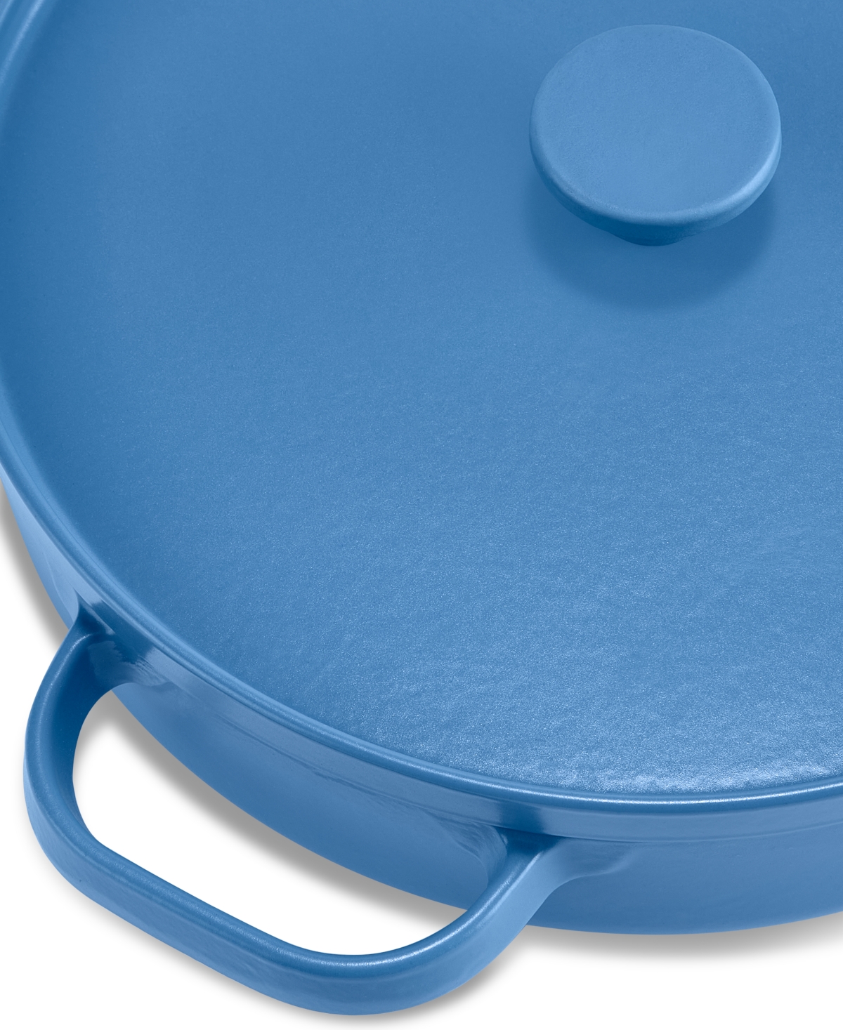 The Cellar Enameled Cast Iron 3.5-qt Braiser, Exclusively At Macy's In Blue