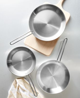 Stainless Steel Frypans, Set of 3, Exclusively at Macy's
