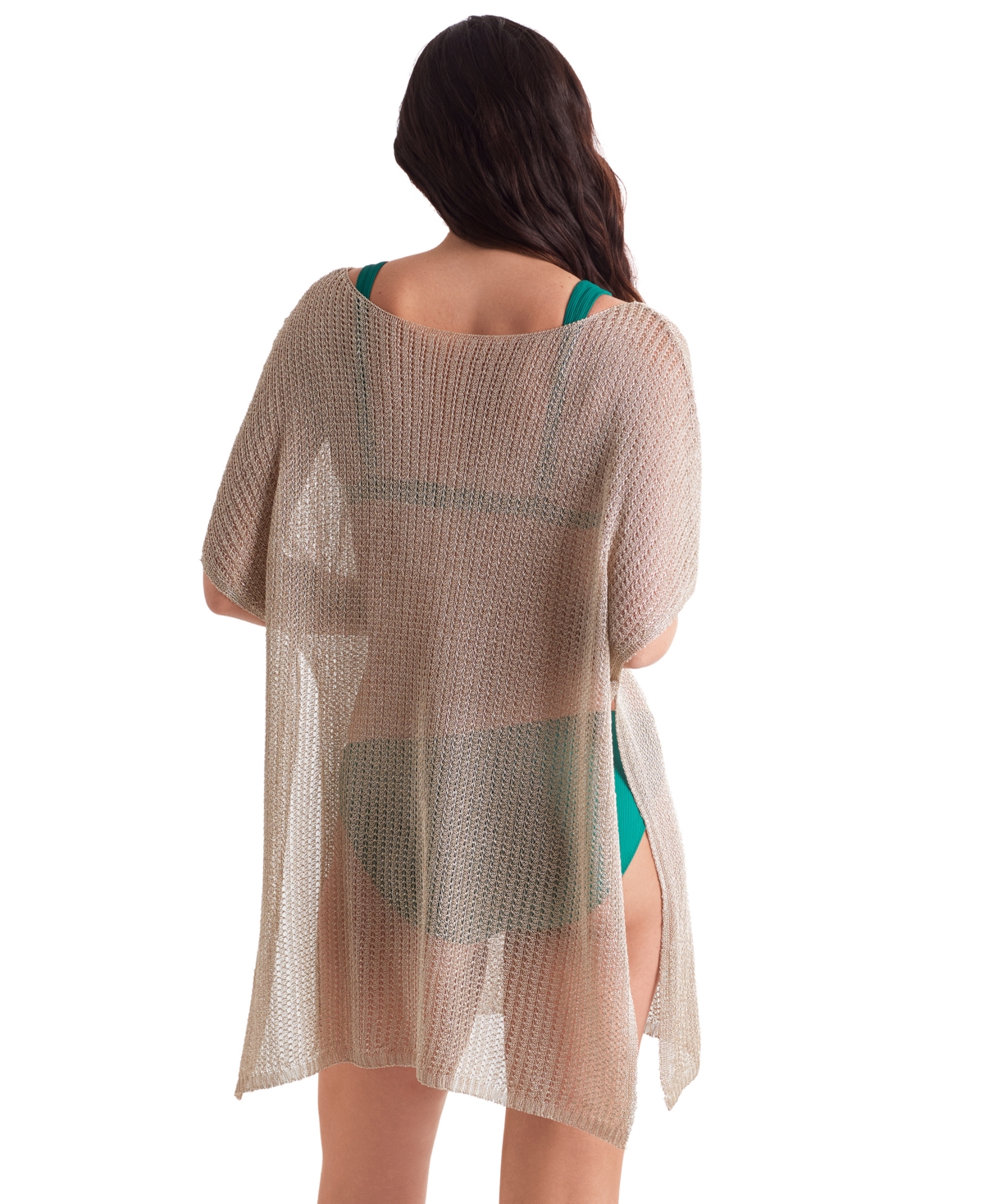 Shop Mimi Flamingo Women's Lagoon Tunic Cover-up In Gold