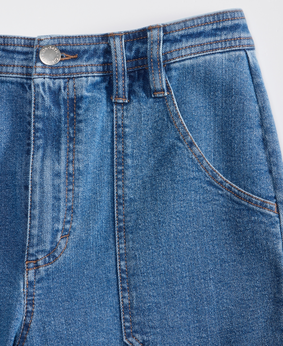 On 34th Women's Bright Sea Carpenter Jeans, Exclusively At Macy's In Bright Sea