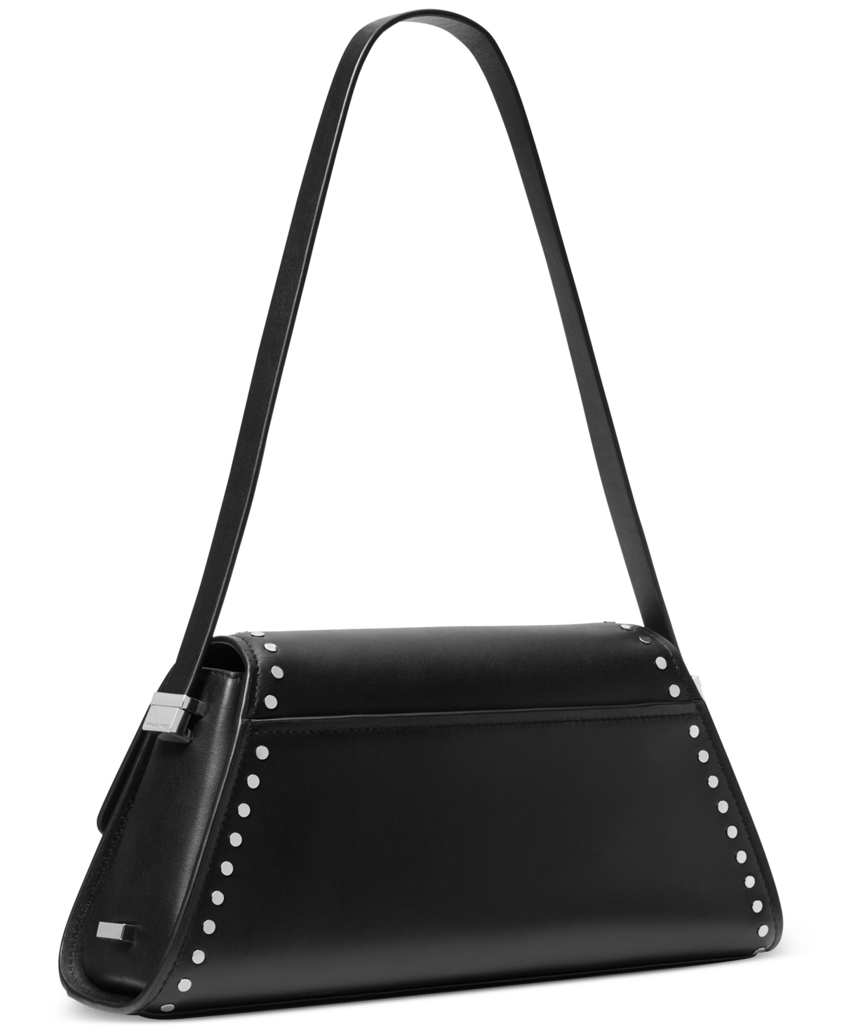 Michael Kors Michael  Ludlow Small Leather Convertible Shoulder Bag In Black