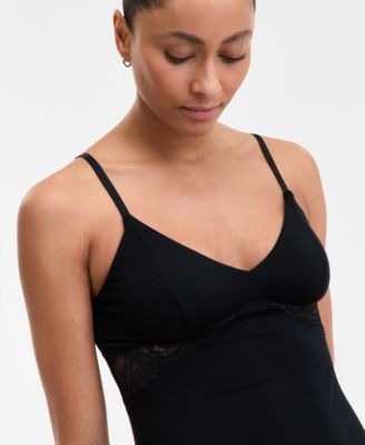 Women's Lace-Inset Knit Chemise, Exclusively at Macy's