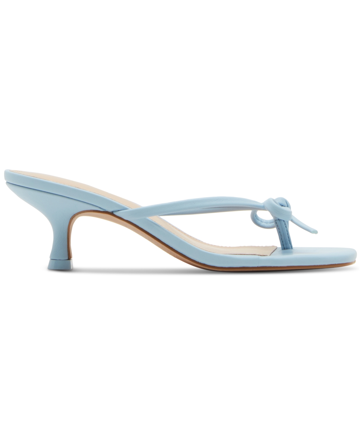 MADDEN GIRL CHARLOTTE KITTEN-HEEL BOW DRESS SANDALS 