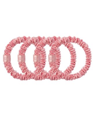 4-Pc. Pure Silk Back-to-Basics Skinny Scrunchies Set