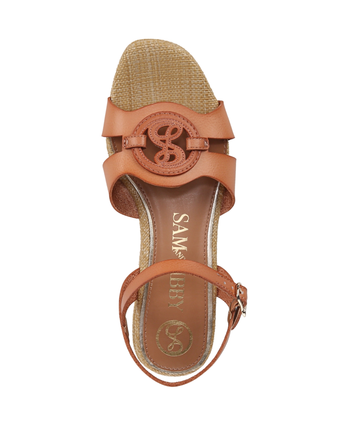Sam & Libby Camille Platform Wedge Sandal In Brown