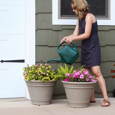 Indoor/Outdoor Patio, Garden, or Porch Weather-Resistant Franklin Flower Pot Planter - 20"