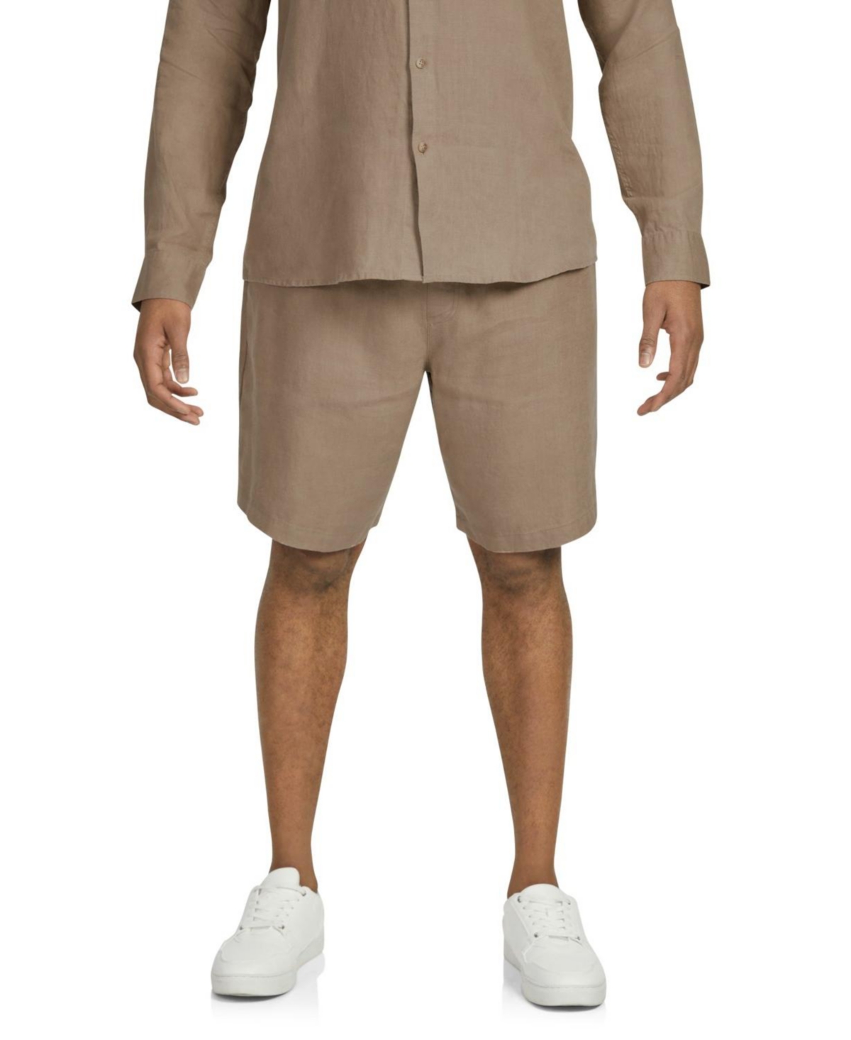 Big & Tall Resort Linen Short - Biscuit