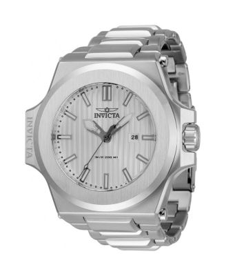 Men's 34729 Akula Quartz 3 Hand Silver Dial Watch