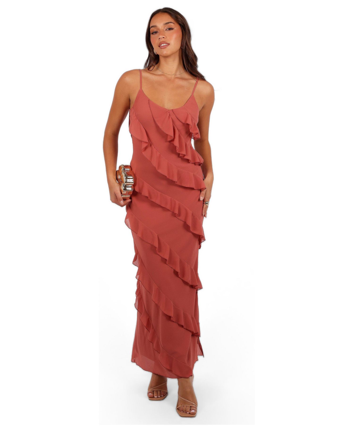 Women's Ciao Ruffles Maxi Dress