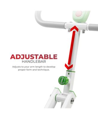 SMART Green Upright Row-N-Ride & Squat Assist Machine w Free SunnyFit App via Bluetooth