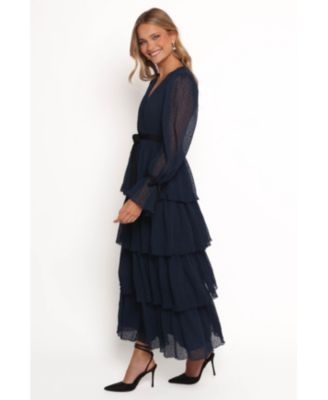 Women's Antoinette Long Sleeve Tiered Maxi Dress
