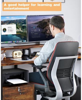 L Shaped Computer Desk with Power Outlet