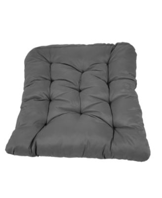 Outdoor Andrei Double Egg Chair Replacement Cushion Set with Pillows and Seat Cushion - Dark Gray