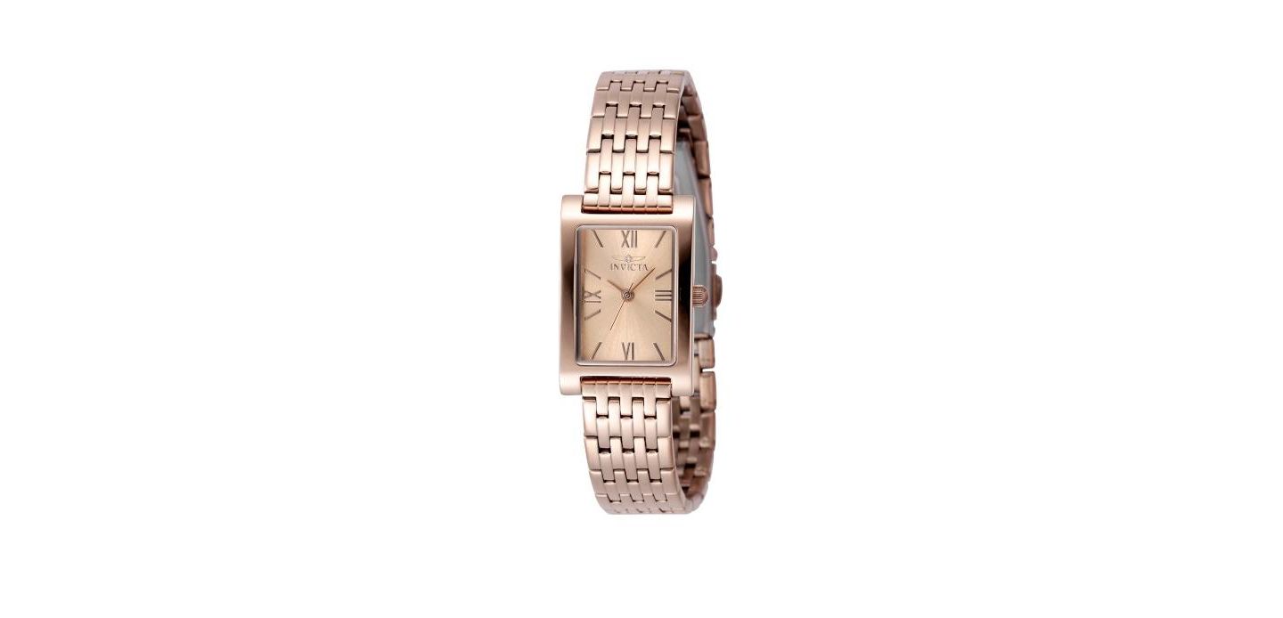 Женские часы Invicta 48149 Angel Quartz 3 Hand Rose Gold Dial — фото 1