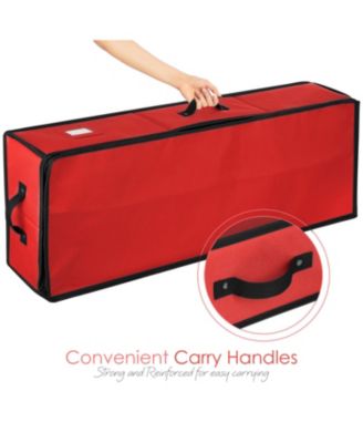 Christmas Wrapping Paper Storage Containers - Gift Wrapping Organizer Storage Fits Up to 22 Rolls of 40" - Gift Wrap Organizer with Interior Pockets, Tear Proof - Gift Wrap Storage - Silver