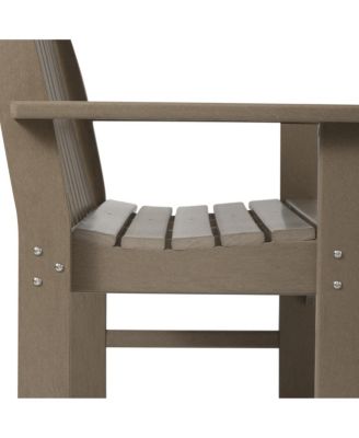 Outdoor 2-Person All-Weather HDPE Front Porch Garden Bench