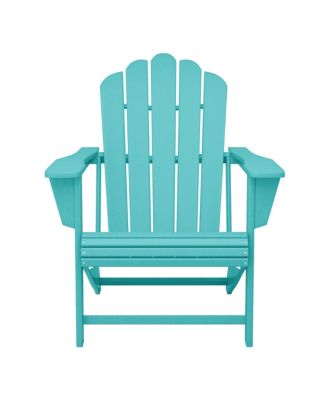 Outdoor Patio HDPE Adirondack Chair With Cup Holder