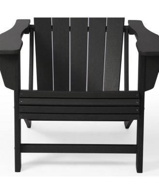 Outdoor Patio HDPE Adirondack Chairs With Cup Holders (Set of 8)