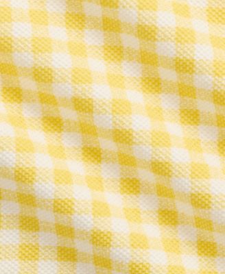 Baby Girls Gingham Polo Shirt & Shorts Set