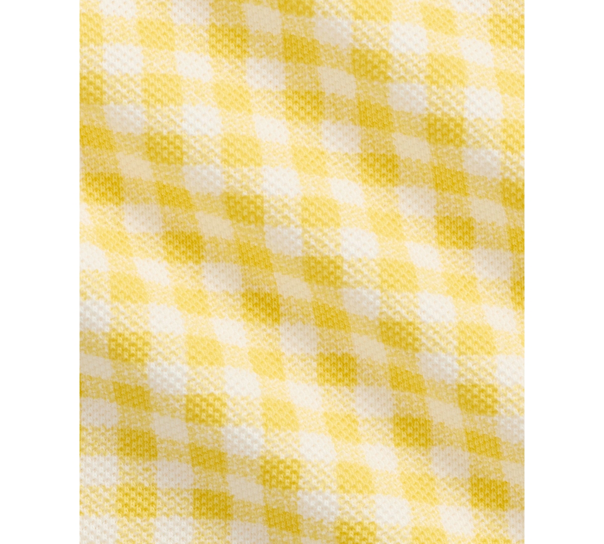 Polo Ralph Lauren Ralph Lauren Gingham Cotton Piqué Polo & Shorts Set In Yellow